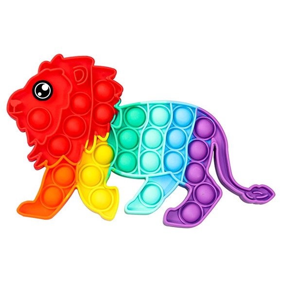Lion Rainbow  Pop It Fidgets Toys - Picture 1 of 4